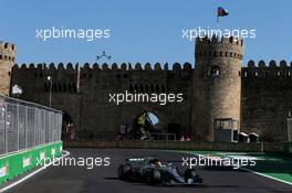 Lewis Hamilton (GBR) Mercedes AMG F1 W08. 25.06.2017. Formula 1 World Championship, Rd 8, Azerbaijan Grand Prix, Baku Street Circuit, Azerbaijan, Race Day.