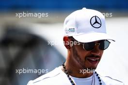 Lewis Hamilton (GBR) Mercedes AMG F1. 24.06.2017. Formula 1 World Championship, Rd 8, Azerbaijan Grand Prix, Baku Street Circuit, Azerbaijan, Qualifying Day.