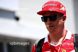 Kimi Raikkonen (FIN) Ferrari. 24.06.2017. Formula 1 World Championship, Rd 8, Azerbaijan Grand Prix, Baku Street Circuit, Azerbaijan, Qualifying Day.