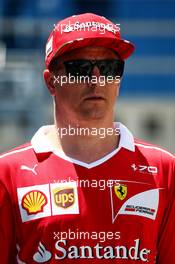 Kimi Raikkonen (FIN) Ferrari. 24.06.2017. Formula 1 World Championship, Rd 8, Azerbaijan Grand Prix, Baku Street Circuit, Azerbaijan, Qualifying Day.