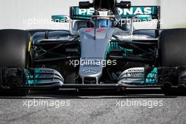 Valtteri Bottas (FIN) Mercedes AMG F1 W08. 27.02.2017. Formula One Testing, Day One, Barcelona, Spain. Monday.