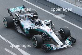 Valtteri Bottas (FIN) Mercedes AMG F1 W08. 27.02.2017. Formula One Testing, Day One, Barcelona, Spain. Monday.