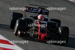 Kevin Magnussen (DEN) Haas VF-17. 27.02.2017. Formula One Testing, Day One, Barcelona, Spain. Monday.