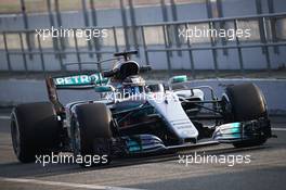 Valtteri Bottas (FIN) Mercedes AMG F1 W08. 27.02.2017. Formula One Testing, Day One, Barcelona, Spain. Monday.