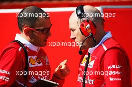 Jock Clear (GBR) Ferrari Engineering Director (Right). 27.02.2017. Formula One Testing, Day One, Barcelona, Spain. Monday.