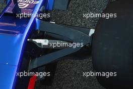 Scuderia Toro Rosso STR12 front suspension detail. 26.02.2017. Formula One Testing, Preparations, Barcelona, Spain. Sunday.