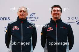 (L to R): Franz Tost (AUT) Scuderia Toro Rosso Team Principal with James Key (GBR) Scuderia Toro Rosso Technical Director. 26.02.2017. Formula One Testing, Preparations, Barcelona, Spain. Sunday.