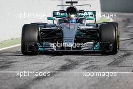 Valtteri Bottas (FIN) Mercedes AMG F1 W08. 27.02.2017. Formula One Testing, Day One, Barcelona, Spain. Monday.