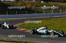 Lewis Hamilton (GBR) Mercedes AMG F1 W08. 27.02.2017. Formula One Testing, Day One, Barcelona, Spain. Monday.