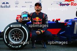 Carlos Sainz Jr (ESP) Scuderia Toro Rosso STR12. 26.02.2017. Formula One Testing, Preparations, Barcelona, Spain. Sunday.