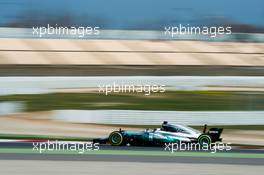 Valtteri Bottas (FIN) Mercedes AMG F1 W08. 27.02.2017. Formula One Testing, Day One, Barcelona, Spain. Monday.