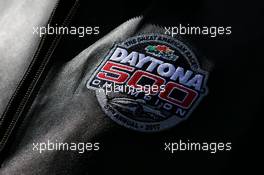 Gene Haas (USA) Haas Automotion President with Daytona 500 champion badge. 02.03.2017. Formula One Testing, Day Four, Barcelona, Spain. Thursday.
