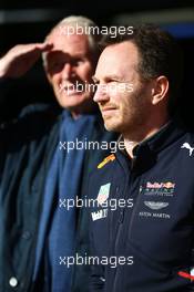 Christian Horner (GBR) Red Bull Racing Team Principal with Dr Helmut Marko (AUT) Red Bull Motorsport Consultant. 02.03.2017. Formula One Testing, Day Four, Barcelona, Spain. Thursday.