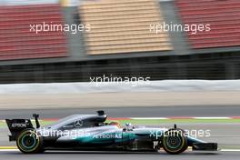 Lewis Hamilton (GBR) Mercedes AMG F1   28.02.2017. Formula One Testing, Day Two, Barcelona, Spain. Tuesday.