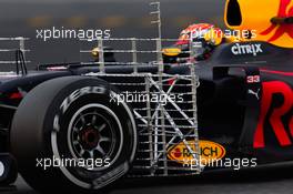Max Verstappen (NLD) Red Bull Racing RB13 running sensor equipment. 28.02.2017. Formula One Testing, Day Two, Barcelona, Spain. Tuesday.