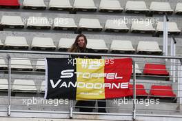 A Stoffel Vandoorne (BEL) McLaren fan. 28.02.2017. Formula One Testing, Day Two, Barcelona, Spain. Tuesday.