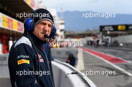 Franz Tost (AUT) Scuderia Toro Rosso Team Principal. 28.02.2017. Formula One Testing, Day Two, Barcelona, Spain. Tuesday.