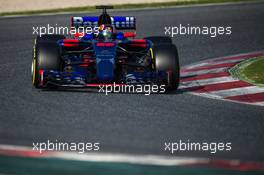 Daniil Kvyat (RUS) Scuderia Toro Rosso STR12. 09.03.2017. Formula One Testing, Day Three, Barcelona, Spain. Thursday.