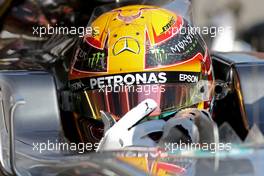 Lewis Hamilton (GBR) Mercedes AMG F1   09.03.2017. Formula One Testing, Day Three, Barcelona, Spain. Thursday.