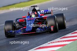 Daniil Kvyat (RUS) Scuderia Toro Rosso  07.03.2017. Formula One Testing, Day One, Barcelona, Spain. Tuesday.