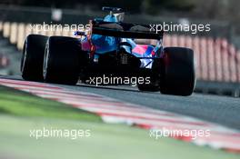 Daniil Kvyat (RUS) Scuderia Toro Rosso STR12. 07.03.2017. Formula One Testing, Day One, Barcelona, Spain. Tuesday.