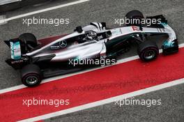 Valtteri Bottas (FIN) Mercedes AMG F1 W08. 08.03.2017. Formula One Testing, Day Two, Barcelona, Spain. Wednesday.