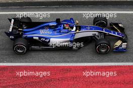 Pascal Wehrlein (GER) Sauber C36. 08.03.2017. Formula One Testing, Day Two, Barcelona, Spain. Wednesday.
