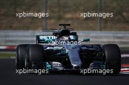 Valtteri Bottas (FIN) Mercedes AMG F1 W08. 01.08.2017. Formula 1 Testing, Budapest, Hungary.