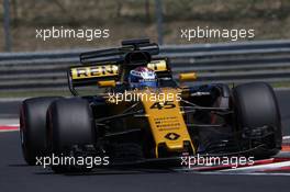 Nicholas Latifi (CDN) Renault Sport F1 Team RS17 Test Driver. 01.08.2017. Formula 1 Testing, Budapest, Hungary.