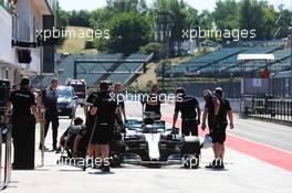 Valtteri Bottas (FIN) Mercedes AMG F1 W08. 01.08.2017. Formula 1 Testing, Budapest, Hungary.