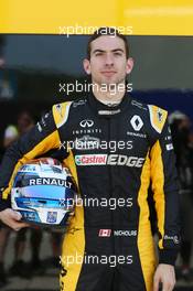Nicholas Latifi (CDN) Renault Sport F1 Team Test Driver. 01.08.2017. Formula 1 Testing, Budapest, Hungary.