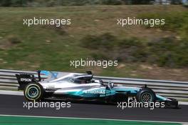 Valtteri Bottas (FIN) Mercedes AMG F1 W08. 01.08.2017. Formula 1 Testing, Budapest, Hungary.