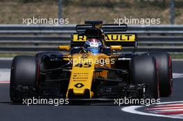 Nicholas Latifi (CDN) Renault Sport F1 Team RS17 Test Driver. 01.08.2017. Formula 1 Testing, Budapest, Hungary.