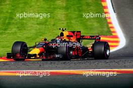 Max Verstappen (NLD) Red Bull Racing RB13. 25.08.2017. Formula 1 World Championship, Rd 12, Belgian Grand Prix, Spa Francorchamps, Belgium, Practice Day.