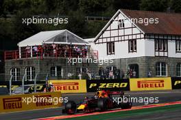 Max Verstappen (NLD) Red Bull Racing RB13. 25.08.2017. Formula 1 World Championship, Rd 12, Belgian Grand Prix, Spa Francorchamps, Belgium, Practice Day.