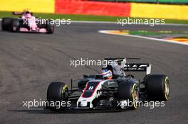 Romain Grosjean (FRA) Haas F1 Team VF-17. 25.08.2017. Formula 1 World Championship, Rd 12, Belgian Grand Prix, Spa Francorchamps, Belgium, Practice Day.