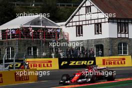 Kimi Raikkonen (FIN) Ferrari SF70H. 25.08.2017. Formula 1 World Championship, Rd 12, Belgian Grand Prix, Spa Francorchamps, Belgium, Practice Day.