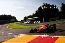 Daniel Ricciardo (AUS) Red Bull Racing RB13. 25.08.2017. Formula 1 World Championship, Rd 12, Belgian Grand Prix, Spa Francorchamps, Belgium, Practice Day.