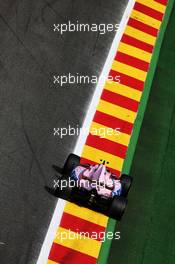 Esteban Ocon (FRA) Sahara Force India F1 VJM10. 25.08.2017. Formula 1 World Championship, Rd 12, Belgian Grand Prix, Spa Francorchamps, Belgium, Practice Day.