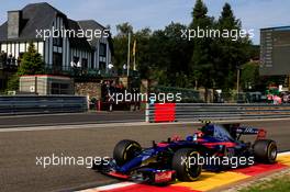 Carlos Sainz Jr (ESP) Scuderia Toro Rosso STR12. 25.08.2017. Formula 1 World Championship, Rd 12, Belgian Grand Prix, Spa Francorchamps, Belgium, Practice Day.