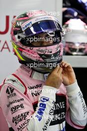 Sergio Perez (MEX) Sahara Force India F1. 25.08.2017. Formula 1 World Championship, Rd 12, Belgian Grand Prix, Spa Francorchamps, Belgium, Practice Day.