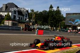 Daniel Ricciardo (AUS) Red Bull Racing RB13. 25.08.2017. Formula 1 World Championship, Rd 12, Belgian Grand Prix, Spa Francorchamps, Belgium, Practice Day.