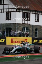 Lewis Hamilton (GBR) Mercedes AMG F1 W08. 25.08.2017. Formula 1 World Championship, Rd 12, Belgian Grand Prix, Spa Francorchamps, Belgium, Practice Day.