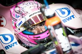 Esteban Ocon (FRA) Sahara Force India F1 VJM10. 25.08.2017. Formula 1 World Championship, Rd 12, Belgian Grand Prix, Spa Francorchamps, Belgium, Practice Day.