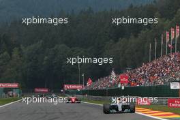 Lewis Hamilton (GBR) Mercedes AMG F1 W08. 27.08.2017. Formula 1 World Championship, Rd 12, Belgian Grand Prix, Spa Francorchamps, Belgium, Race Day.