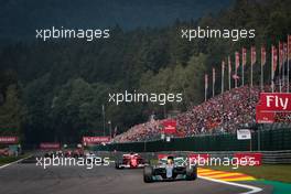 Lewis Hamilton (GBR) Mercedes AMG F1 W08. 27.08.2017. Formula 1 World Championship, Rd 12, Belgian Grand Prix, Spa Francorchamps, Belgium, Race Day.