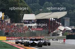 The start of the race. 27.08.2017. Formula 1 World Championship, Rd 12, Belgian Grand Prix, Spa Francorchamps, Belgium, Race Day.