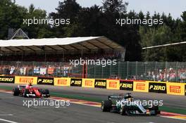 Lewis Hamilton (GBR) Mercedes AMG F1 W08. 27.08.2017. Formula 1 World Championship, Rd 12, Belgian Grand Prix, Spa Francorchamps, Belgium, Race Day.