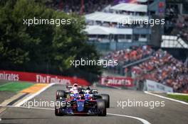 Daniil Kvyat (RUS) Scuderia Toro Rosso STR12. 27.08.2017. Formula 1 World Championship, Rd 12, Belgian Grand Prix, Spa Francorchamps, Belgium, Race Day.