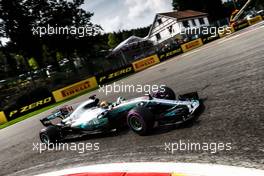 Lewis Hamilton (GBR) Mercedes AMG F1 W08. 26.08.2017. Formula 1 World Championship, Rd 12, Belgian Grand Prix, Spa Francorchamps, Belgium, Qualifying Day.